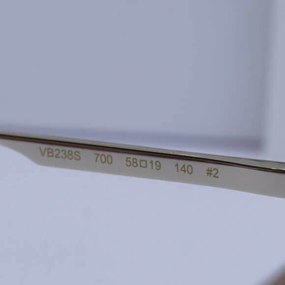 Victoria Beckham VB238S 700 Shield Sunglasses – Gold/Khaki Gradient - Picture 8 of 10